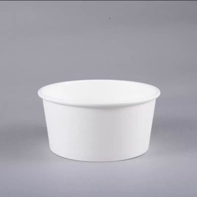 PE আবরণ সহ 1150ml বায়োডিগ্রেডেবল ডিসপোজেবল সাদা কাগজের বাটি